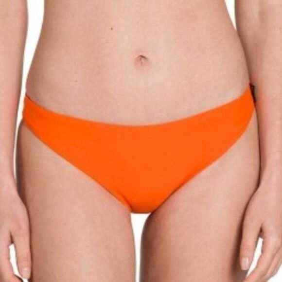 Moschino Solid Bikini Bottoms Orange 2 (Medium) NWT - Picture 1 of 3
